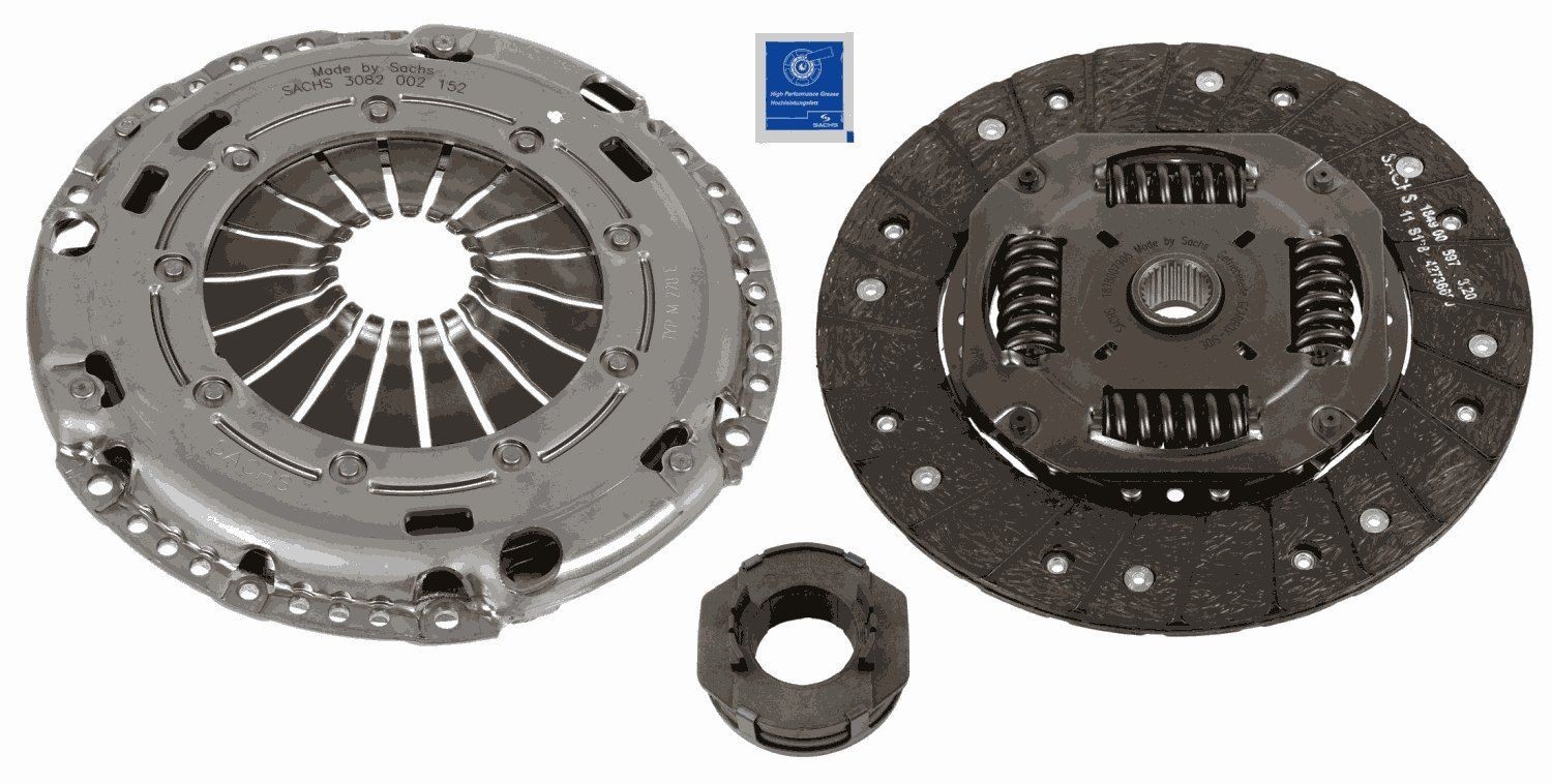 SACHS Clutch Kit 3000 970 082 For VW PASSAT B7 362 2010 to 2016