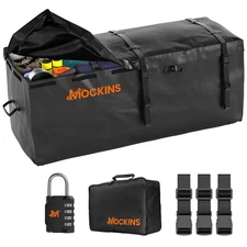 Mockins 58"x20"x24"Waterproof Hitch Mount Cargo Carrier Bag | 16 Cu.Ft. Storage