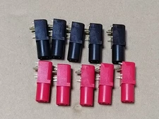 10Pcs Right Angle Gold-Plated 4mm Safety Banana Female Jack PCB Socket Connector