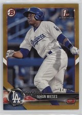 2018 Bowman Prospects Gold 44/50 Johan Mieses #BP19 qw7