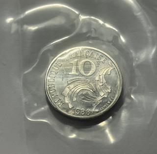 10 francs 1986 ESSAI (Génie de la Bastille)