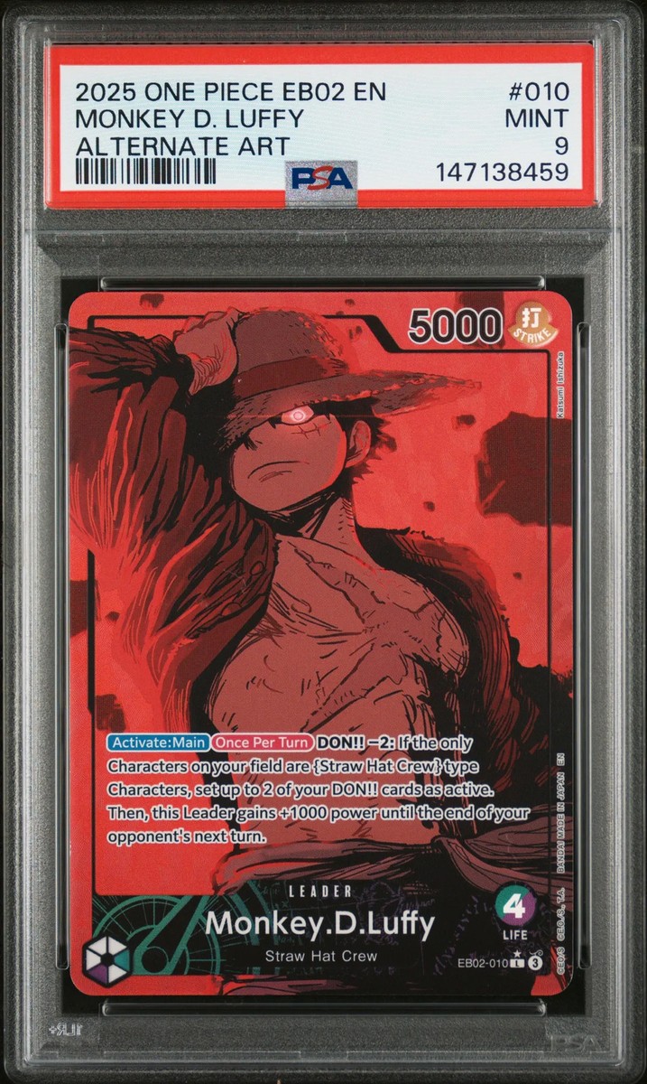 Monkey.D.Luffy (010) (Alternate Art) EB02-010 Extra Booster: Anime