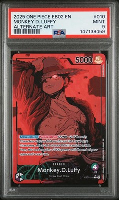 Monkey.D.Luffy (010) (Alternate Art) EB02-010 Extra Booster: Anime