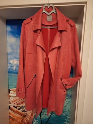 Betty Co grey casual jacket long blazer 44 pink berry berry shell business style 