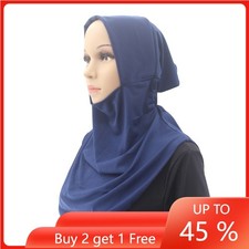 Muslim Women Hijab Turban Instant Headscarf Shawl Wrap Head Cover Amira Islamic