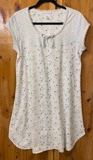 NWOT BLUE PRINT NIGHTGOWN BY CAROLE HOCHMAN SIZE SMALL