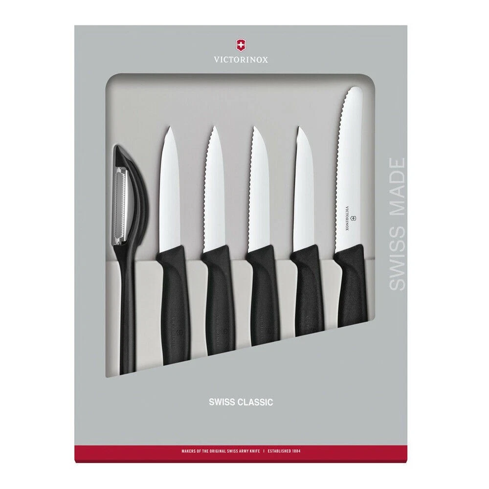 Victorinox 6 Piece Classic Paring Knife Set Gift Boxed 6pc Knives
Opens in a new window or tab