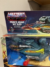 Mattel Masters of the Universe Origins Prince Adam's Sky Sled Action Figure New