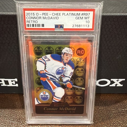 2015 O-Pee-Chee Platinum Connor Mcdavid Rookie Retro #R97 PSA 10 Oilers