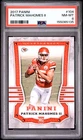 2017 Panini # 104 Patrick Mahomes II Rookie PSA 8 NM - MT TheVintageCards