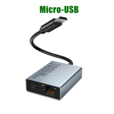 2025 New Micro USB Ethernet Adapter for Fire TV Stick 1000Mbps RJ45 TV Stick Ada