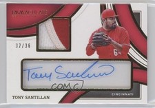 2022 Panini Immaculate Prime Relics Clear 32/36 Antonio Santillan Tony Auto 0z0q
