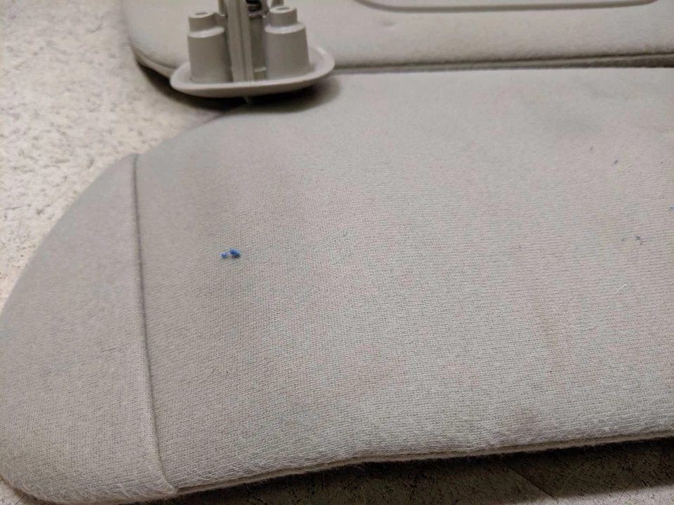 成对司机乘客遮阳板灰色适合 03-07 吉姆西 SIERRA 拾货卡车 z40 — 第 3/4 张图片