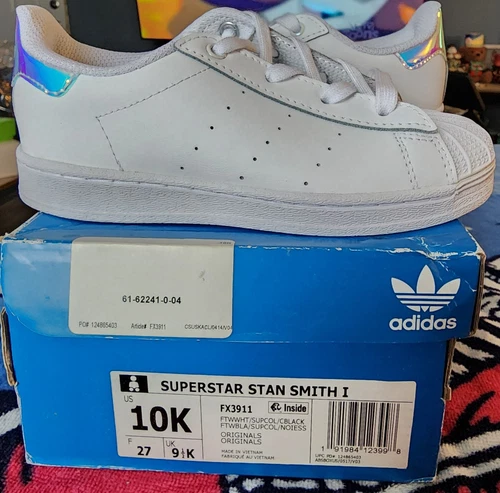 Scarpe Adidas Superstars bambino taglia 10K