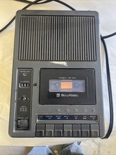 Vintage 1980 s Bell Howell Cassette Tape Player/Recorder Model 3179A. Works