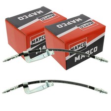 2X MAPCO BREMSSCHLAUCH VORNE LINKS+RECHTS passend für FORD COURIER FIESTA PUMA M