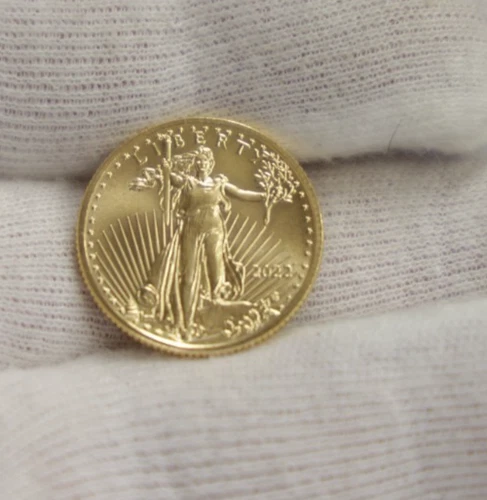 2022 US Gold Eagle 1/4 oz $10 Gem Unc