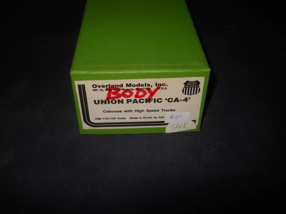HO Brass Overland Union Pacific CA-4 Caboose BODY ONLY - Image 4 of 4