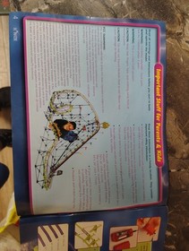 Lot Vintage K'NEX Yellow Hard KNEX Case Roller Coaster Chain Track See Pics Qtys