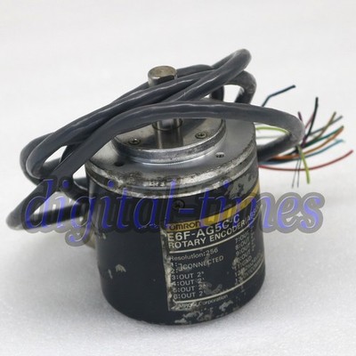 Used Omron Rotary Encoder E6F-AG5C-C 256P/R Quality assurance Free shipping#JL