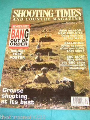 SHOOTING TIMES - BALLISTICS - AUG 29 2002