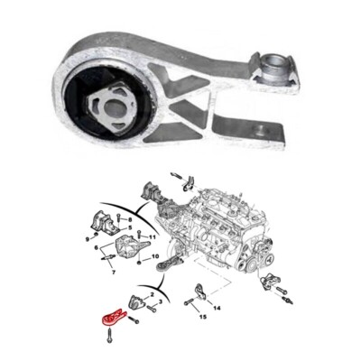 SKEM-0660047 STARK Support Moteur Arrière, Support Métal-caoutchouc AUTODOC