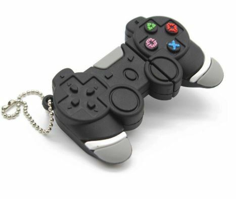 Black Game Controller Gamepad 32GB Cool Novelty USB Drive Memory Stick Fun Gift