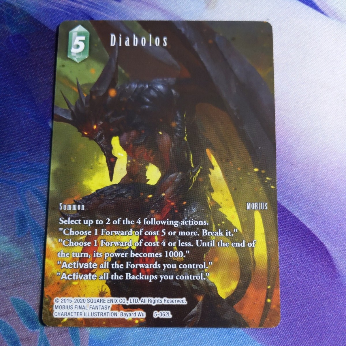 Final Fantasy TCG Diabolos Full Art Non-foil 5-062L | eBay
