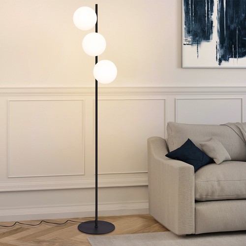 ZMH Stehlampe 3 Flammig mit Fußschalter Industrial Standleuchte Wohnzimmer - Bild 3 von 35