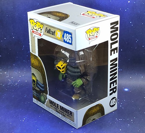 2019 Funko Fallout 76 Mole Miner POP Figur Vaults Rare New In POP Protector - Bild 7 von 13