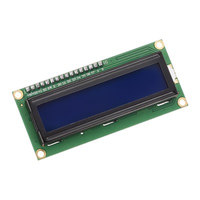LCD 1602 5V mit 16 Pin Hinterleuchtung 16x2 LCD Modul Schnittstelle Adapter Blau