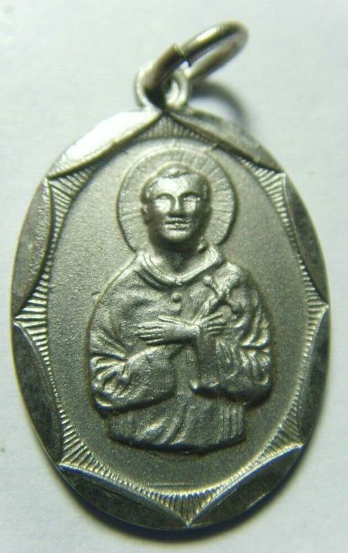 antique catholic faith Saint Martin de porres pray for us pendant 50516