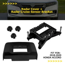 For 2018-22 Honda Accord Distance Sensor Milliwave Radar Cover + Base+ 3 Clips C