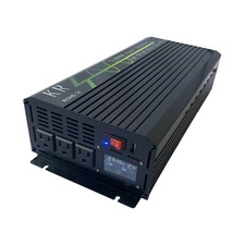 US 2000W Pure Sine Wave Power Inverter Converter 12V 24V DC to 120V AC 60HZ USB