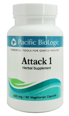Pacific BioLogic Attack 1 Immunity- 525 mg - Plant Based - 90 Vegetarian Capsule