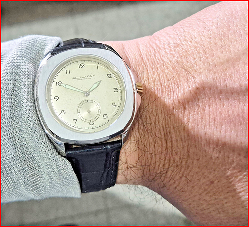 Vintage MOD IWC Schaffhausen C87 Manual Wind 41mm Oversize Steel Men's Watch - Picture 3 of 13