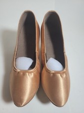 Very Fine Standard Dance Shoes C6901 Dark Tan Heel 3 Inch Women's Size 6