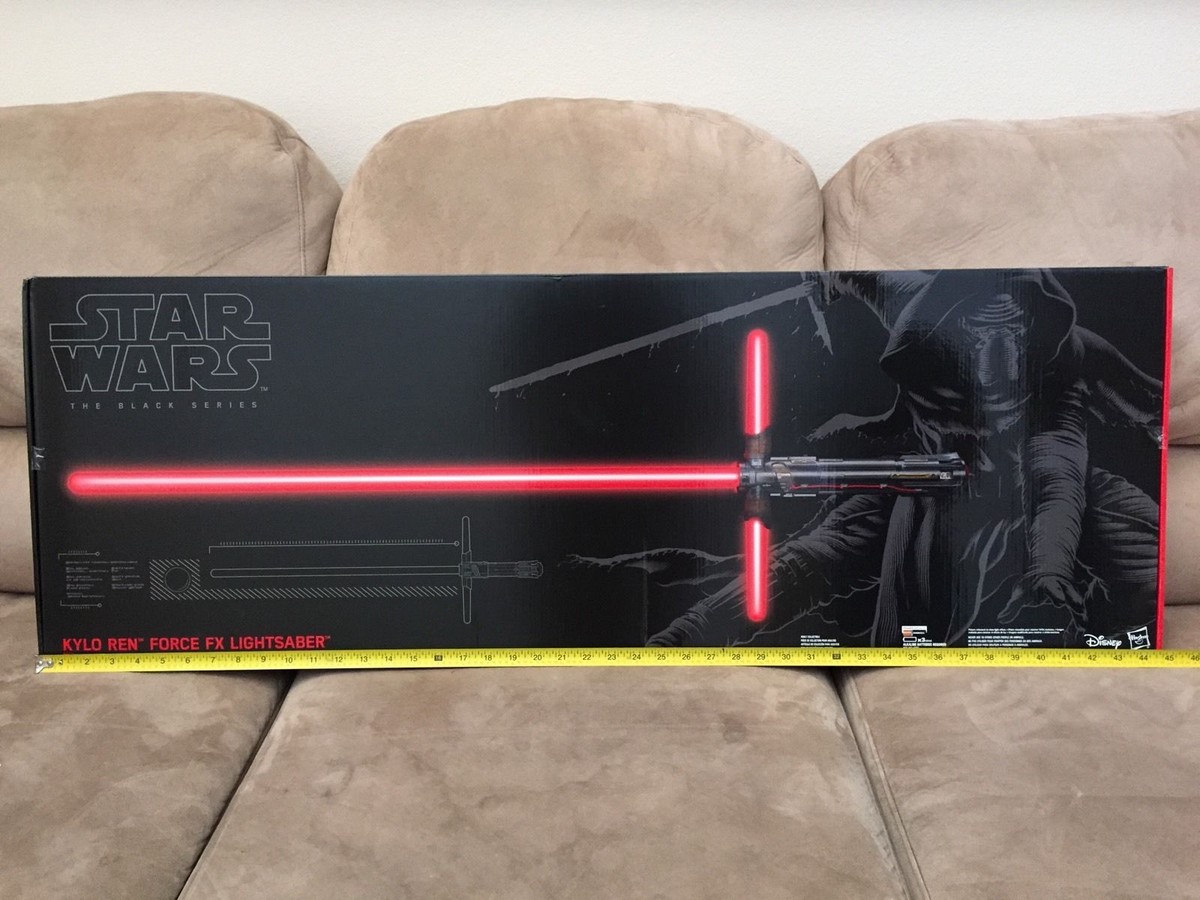 Star Wars The Black Series Kylo Ren Force FX Deluxe Lightsaber