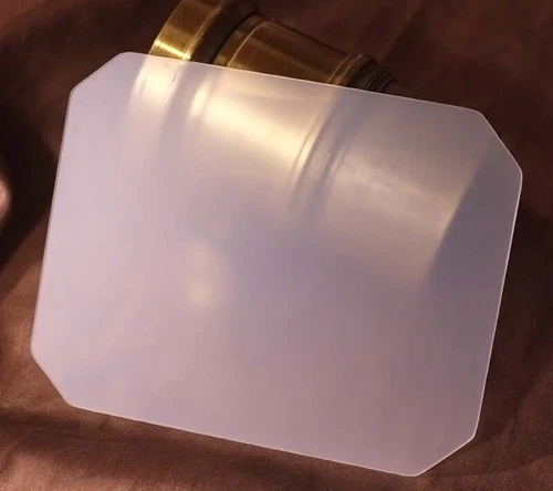 4x5 Ground Glass 1.2mm HAND GROUND with cut corners