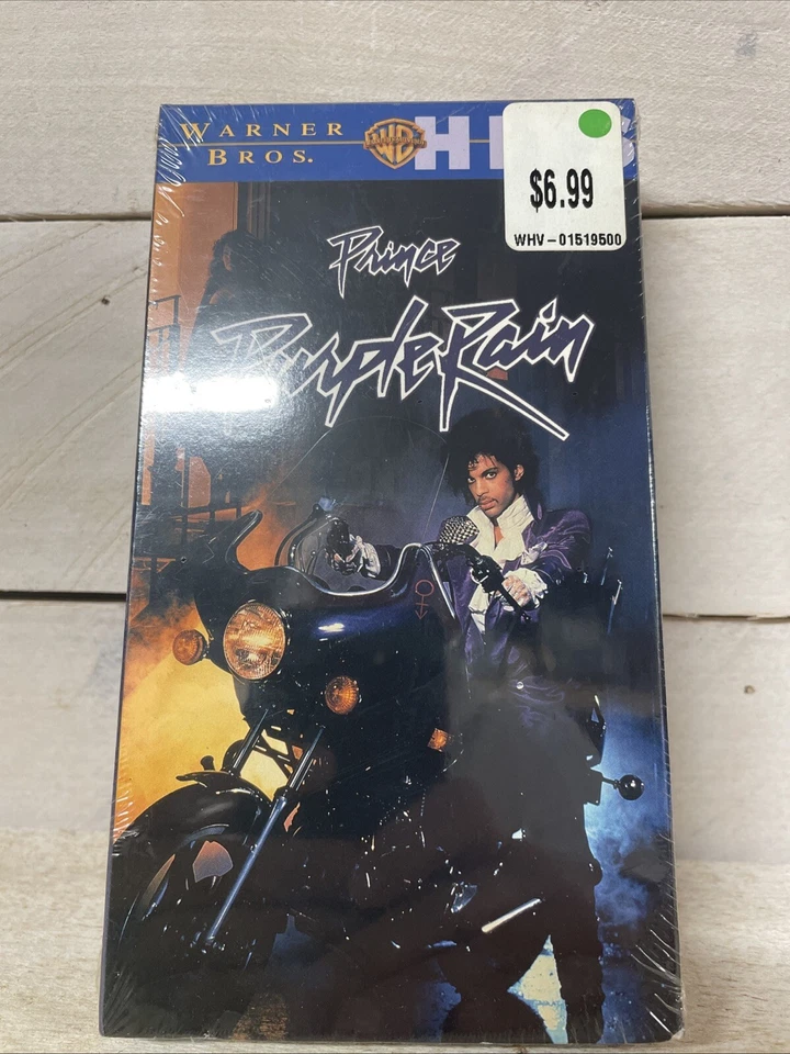 Prince Purple Rain Watermark Studio Stamp VHS Brand New Factory Sealed Foto 2 de 4