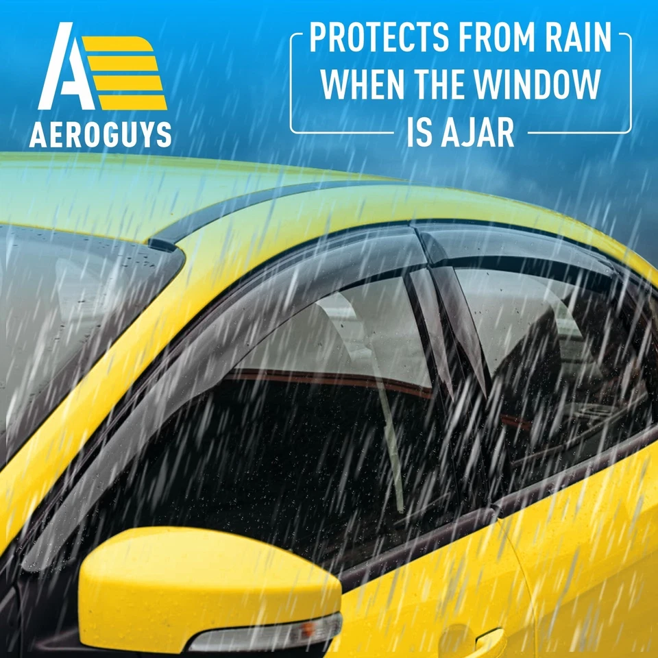 Parasoles de lluvia protectores de viento para Ford Focus 2012-2018 hatchback 2012-2018 Foto 3 de 4