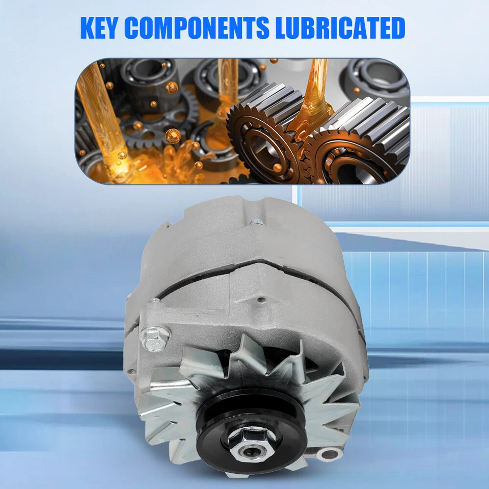Alternador de aluminio para Chevrolet C20 Suburban Buick LeSabre 1970-1986 7,4 L 2,5 L Foto 2 de 4