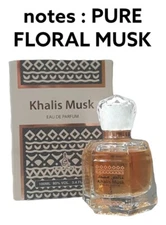 KHALIS MUSK  Fragrance Khalis 100ml EDP Fresh PURE Natural Attar Unique Perfumes