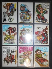 1970 ODDER ODD RODS COMPLETE(66) STICKER SET DONRUSS (CLEAN NMMT)
