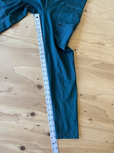 Marmot Hybrid Leggings Damen mittelgrün volle Länge Seitentaschen Klettern - Bild 8 von 8