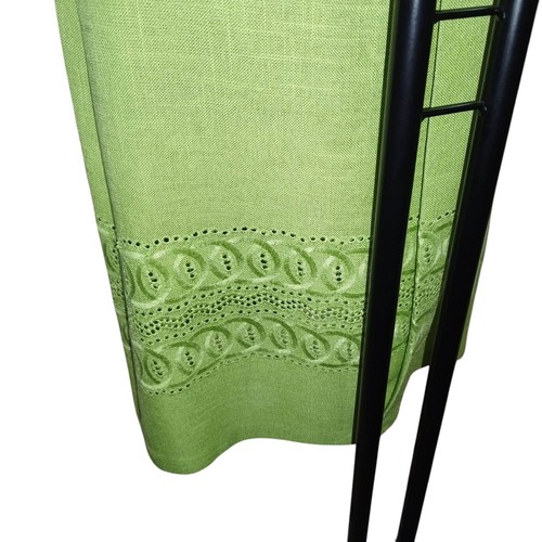 Women's Summer Dresses Pure Cotton Solid Color Canvas Weave Embroidery S Size IT - Picture 22 of 23