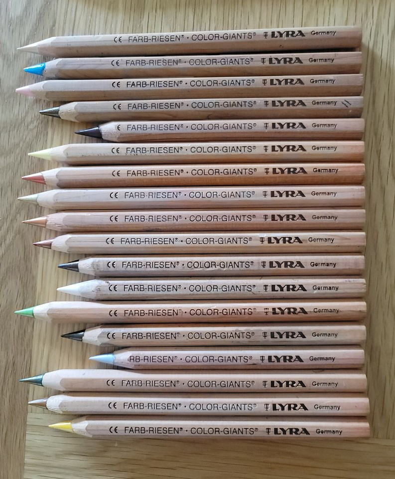 LYRA Giant Color Pencils 18 + 11 Skin Tones eBay