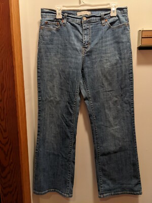 Levi's Perfectly Slimming 512 Bootcut 14 Short Blue Jeans