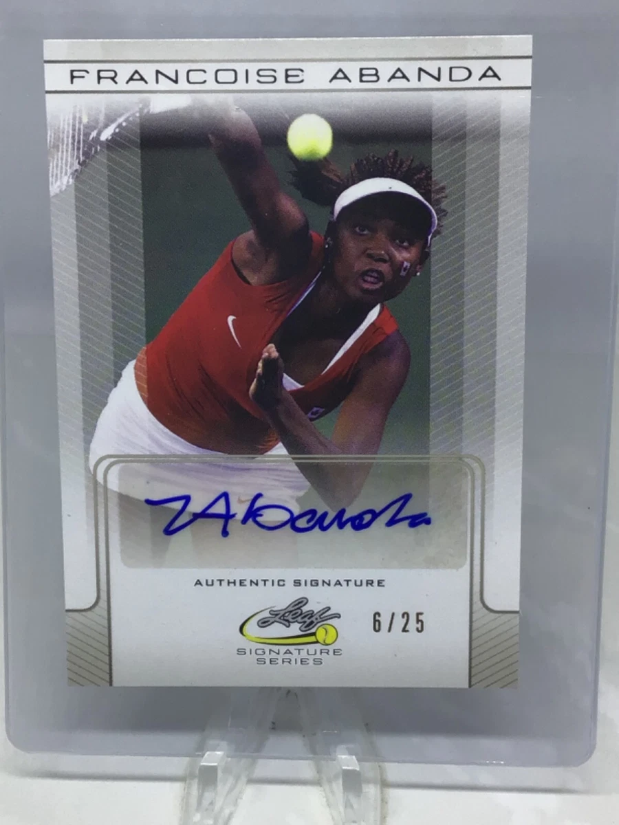 Tennis 2017 Season Autographed Sports Trading Card Singles for