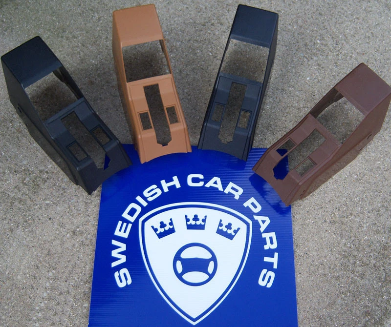 Крышка стояночного тормоза центральная консоль VOLVO 240 ЧЕРНАЯ подлокотник 1373615 - Изображение 2 из 2